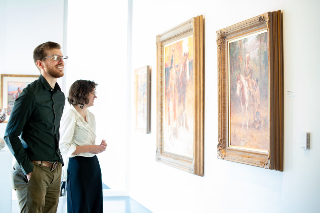 Volunteering as gallery docent